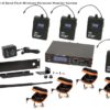 AS-1410-4 Wireless In-Ear Band Pack System with EB10 Ear Buds