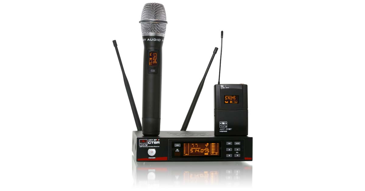 CTS 920 Channel Tour Grade Vocal Artist Wireless Microphone System (UHF)
