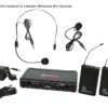 EDX Wireless Headset and Lavalier Mic System