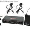 EDX Wireless Dual Lavalier Microphone System