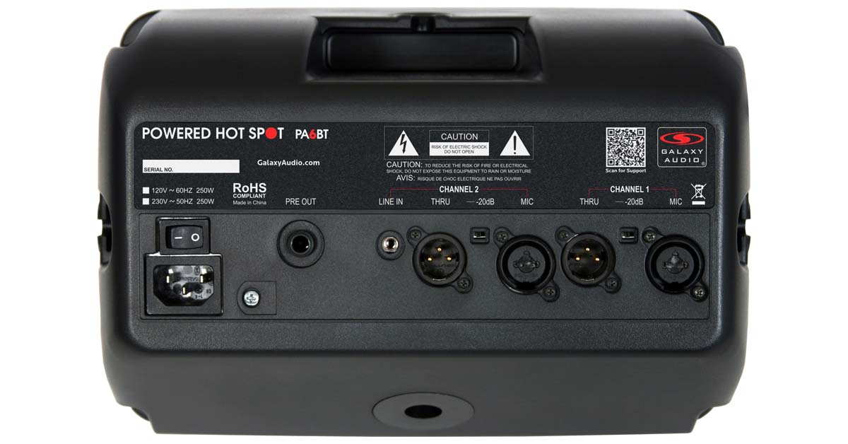 PA6BT Powered Hot Spot Personal Monitor
