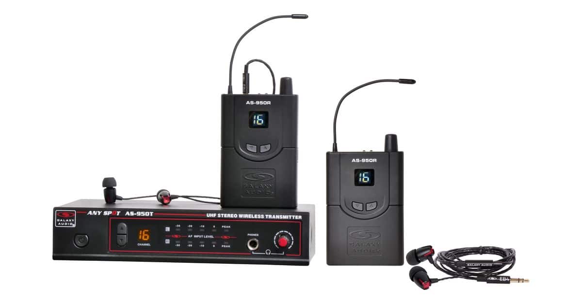 Galaxy Audio AS-950 In-Ear Monitor System Wireless