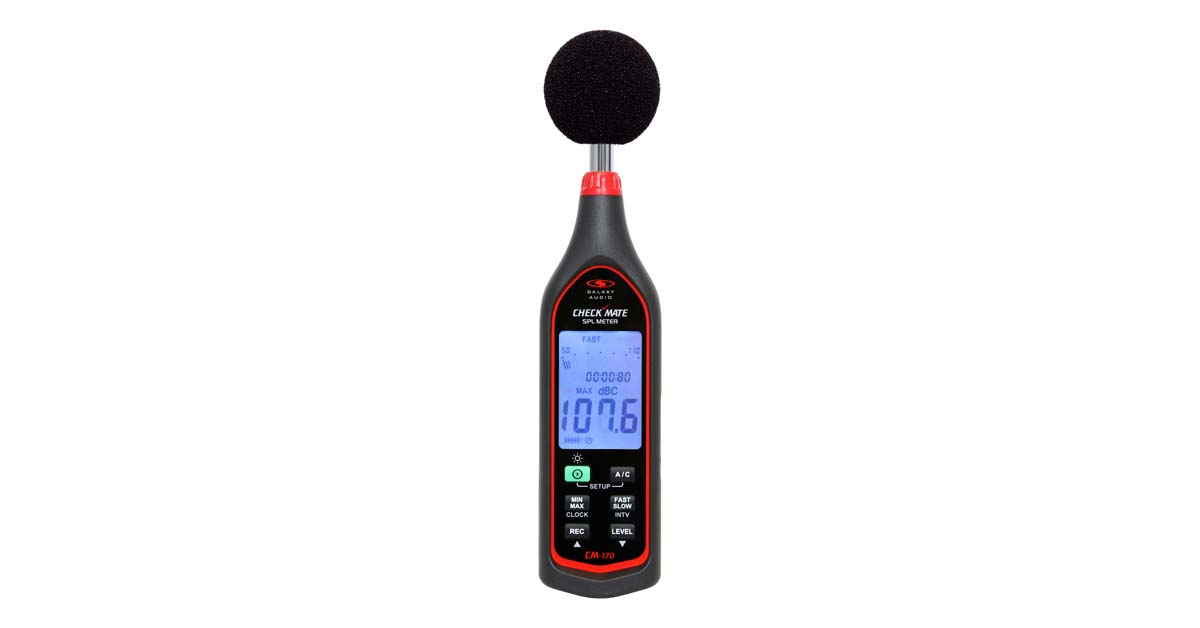 Samenhangend Gemarkeerd discretie Galaxy Audio CM-170 Sound Pressure Level Meter | Audio Level Meter
