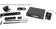 DHX Wireless Mic Receiver with Body Pack Transmitter Only