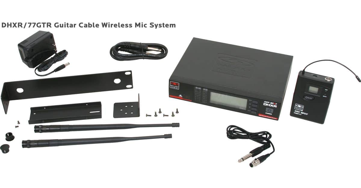 DHX Guitar Cable Wireless Mic System