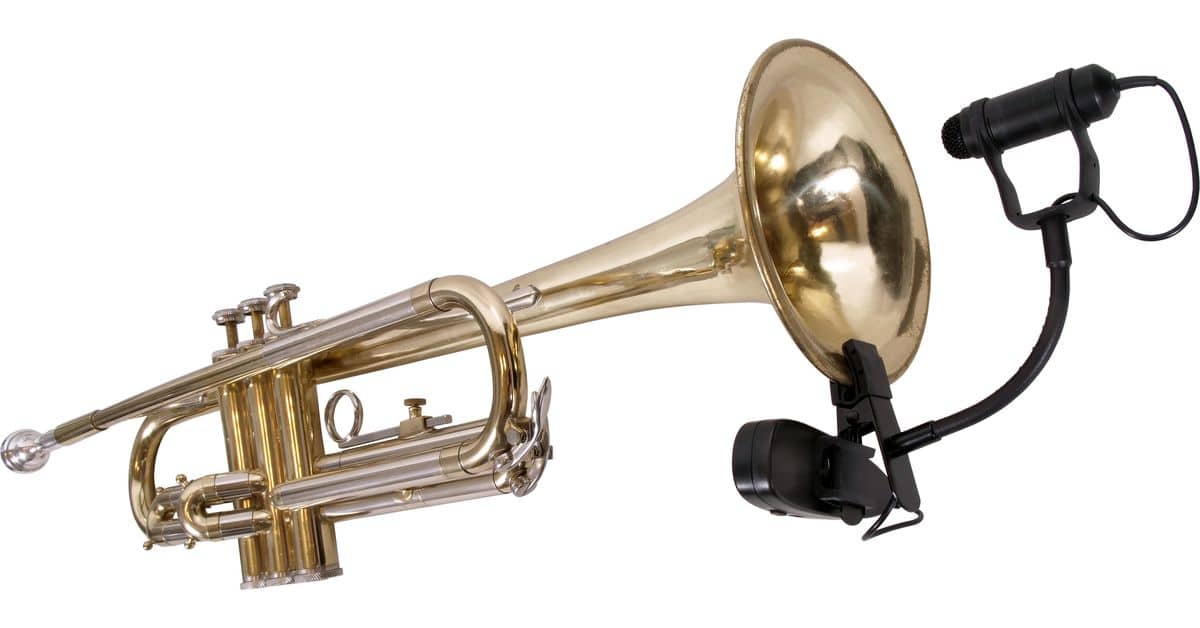 GT-INST-3 Wireless Portable Horn Mic on Trumpet