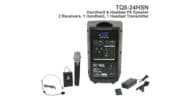 TQ8 Handheld and Headset Mic PA System Back