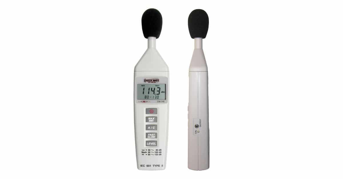 CM-140 Check Mate SPL Sound Pressure Level Meter – IEC 651 & ANSI S1.4