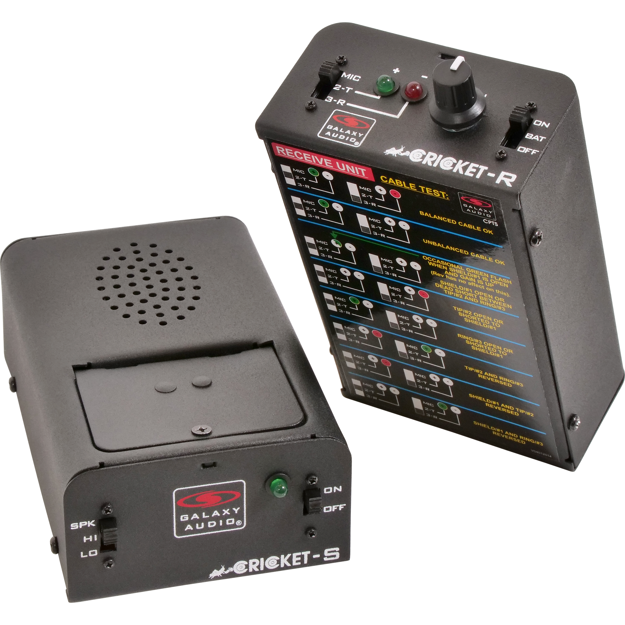 Galaxy Audio CRICKET CPTS Send & Receive units front image 2
