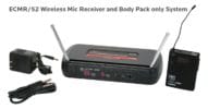 ECM Mic System with Body Pack Transmitter Only