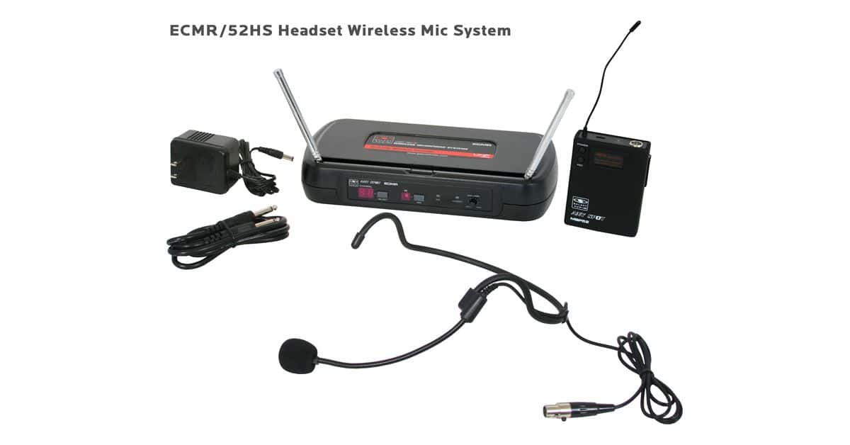 ECM Headset Wireless Microphone System