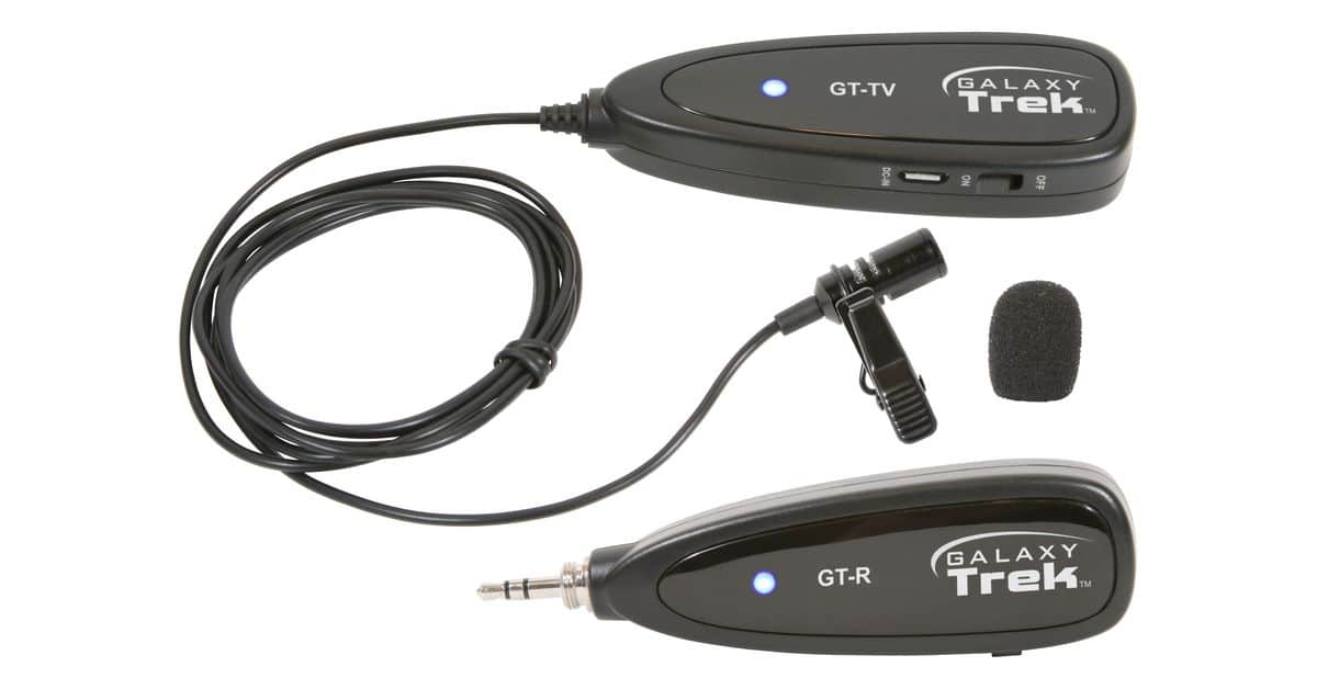 GT-V Portable Wireless Lavalier Mic