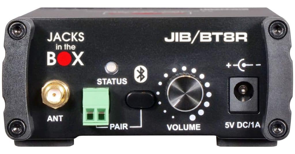 JIB/BT8R Stereo Bluetooth Receiver - Galaxy Audio