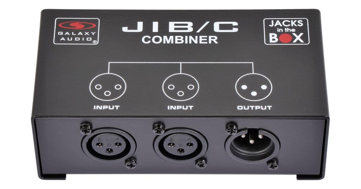 JIB/C XLR and Microphone Combiner