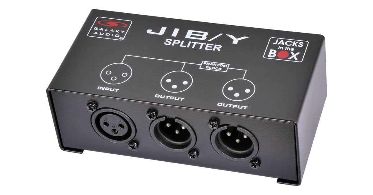 Galaxy Audio XLR Mic splitter