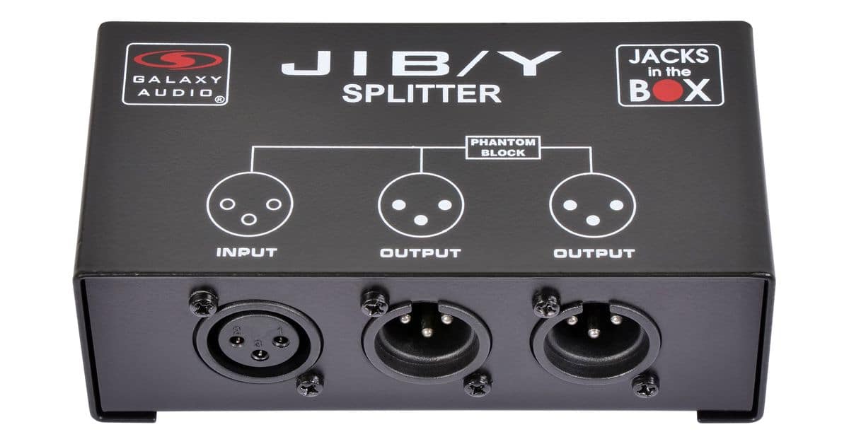 JIB/Y 2 Way XLR Splitter