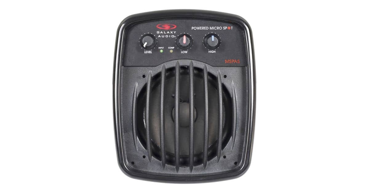 MSPA5 Micro Spot – Powered 100-Watt Personal Vocal Monitor with EQ