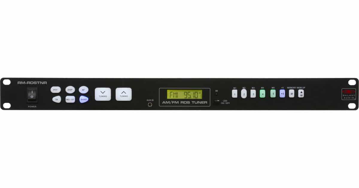 RM-RDSTNR Professional Grade AM/FM Tuner with RDS
