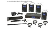 AS-1100-4 with EB4 Band Pack Wireless In-Ear System