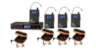 AS-1110-4 with EB10 Band Pack Wireless Personal Monitor System
