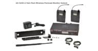 AS-1210-2 Wireless In-Ear Monitor Twin Pack System with Two Professional EB10 Ear Buds