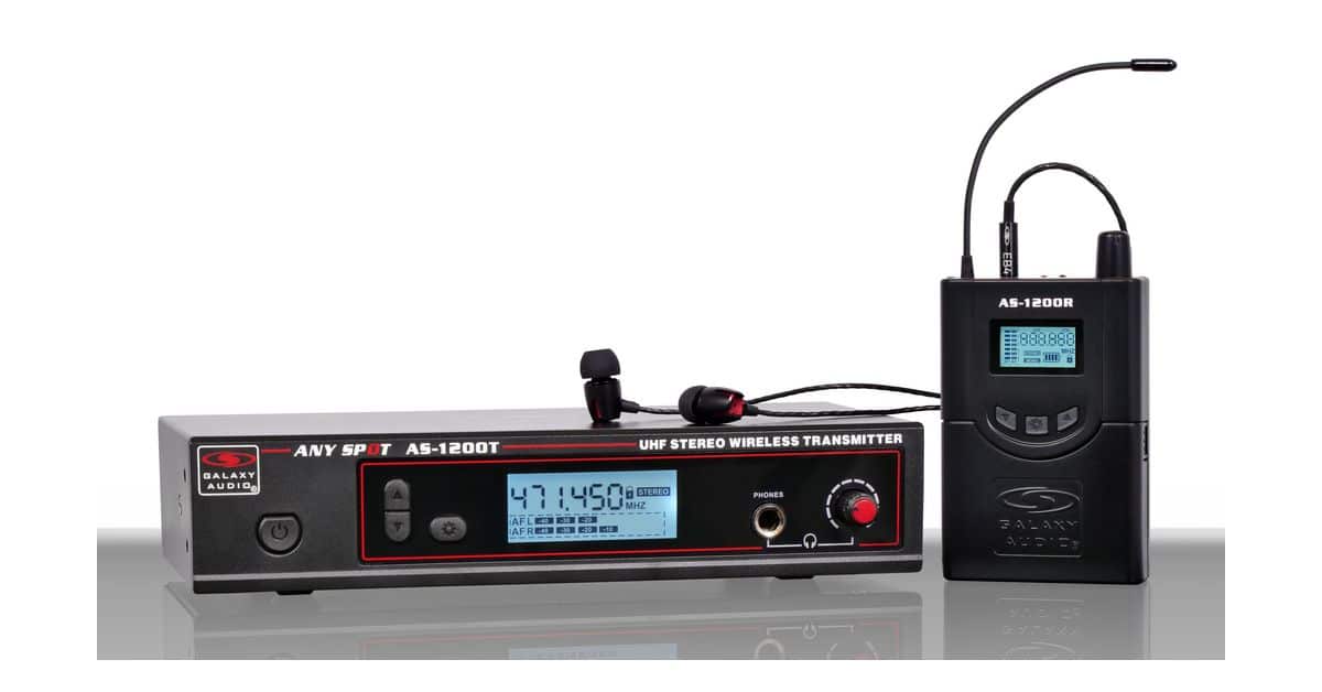 AS-1200 Wireless Personal In-Ear Monitor System