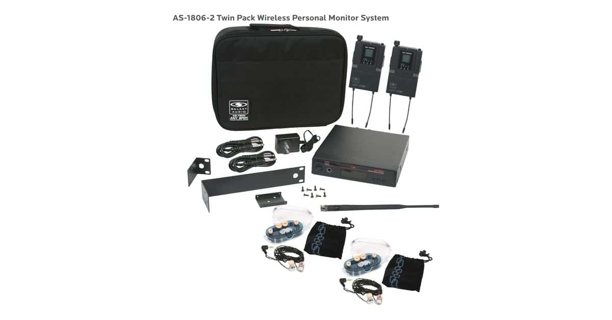 AS-1806-2 with EB6 Twin Pack In-Ear System