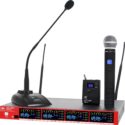 Save Space with a Galaxy DHXR4, Four Wireless Mic Receiver