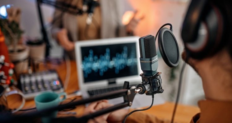 Recording-podcast