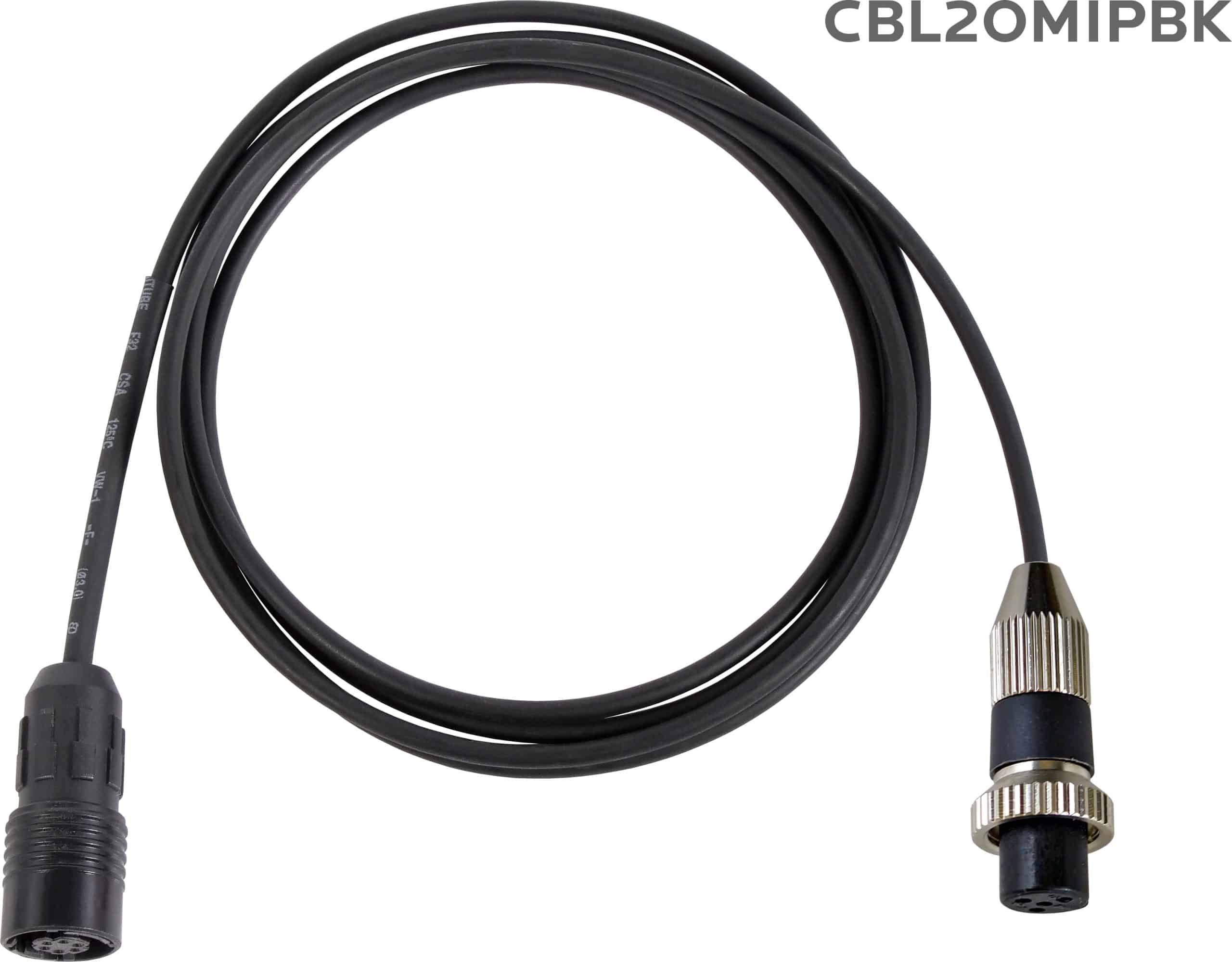 Replacement cable for H2O7 Wireless Headset Mic. The cable is wired to work with Mipro® systems.