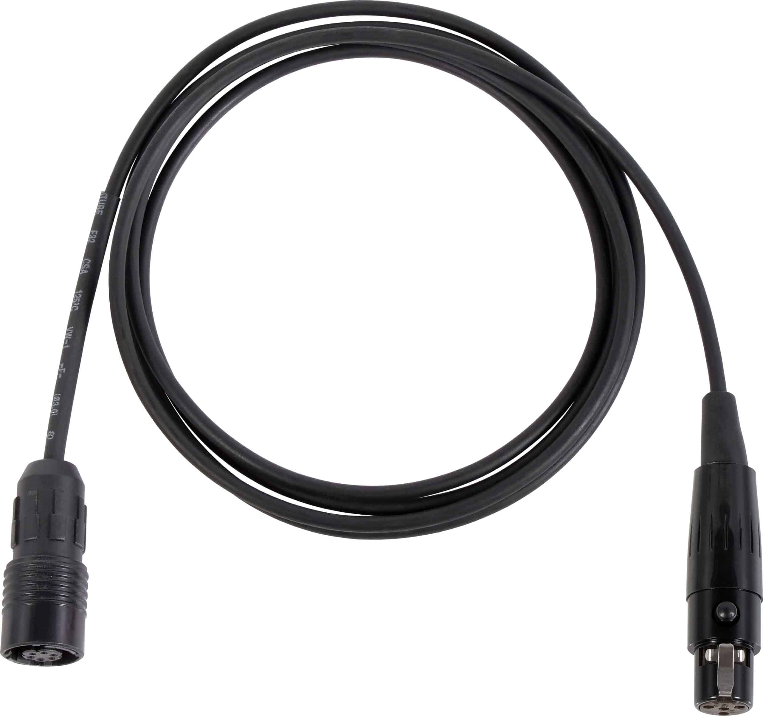 CBL2OSHUBK Cable – For H2O7 Wireless Headset Mic Cable for Shure® systems