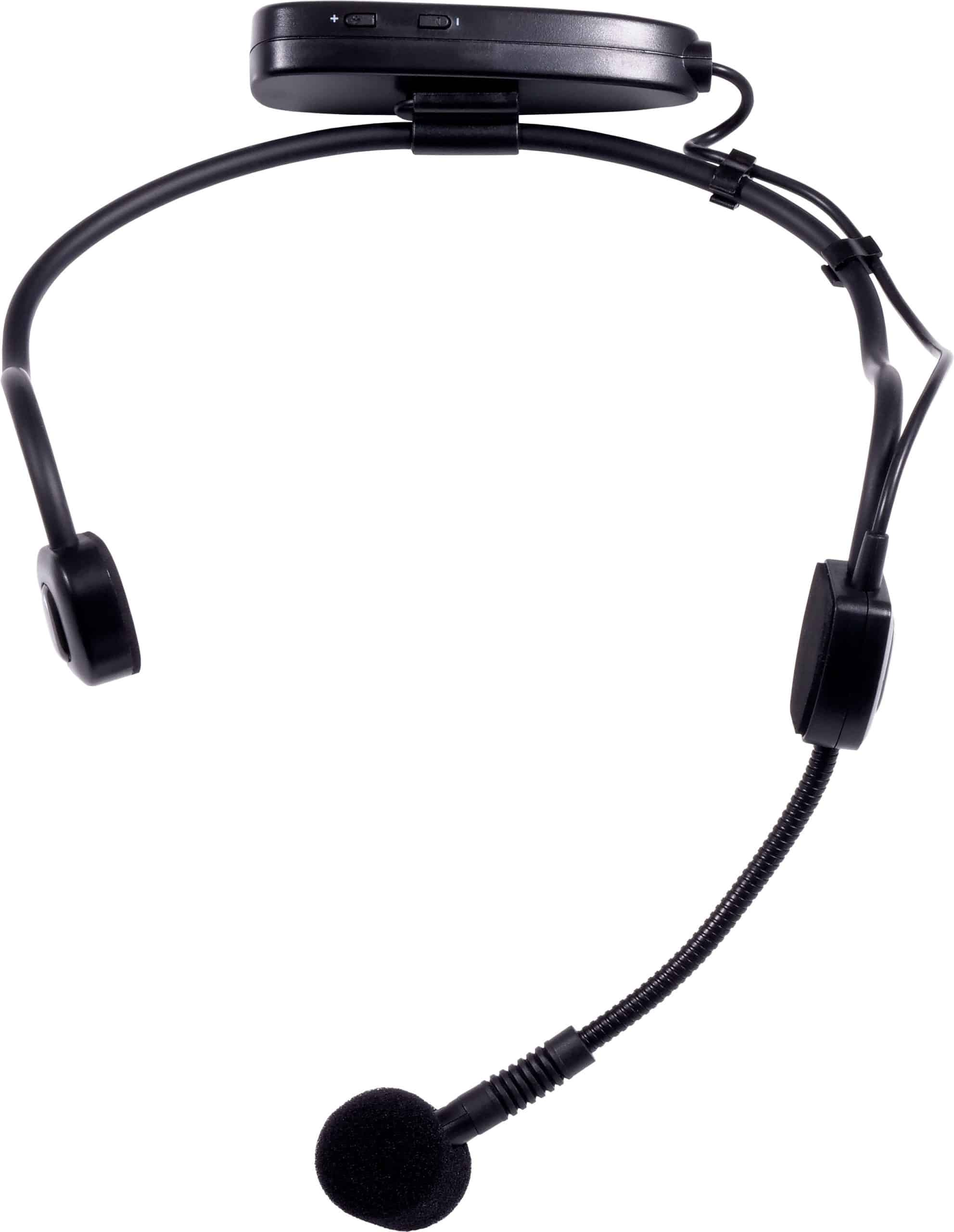 EVO-GTS Cableless Headset Microphone top view