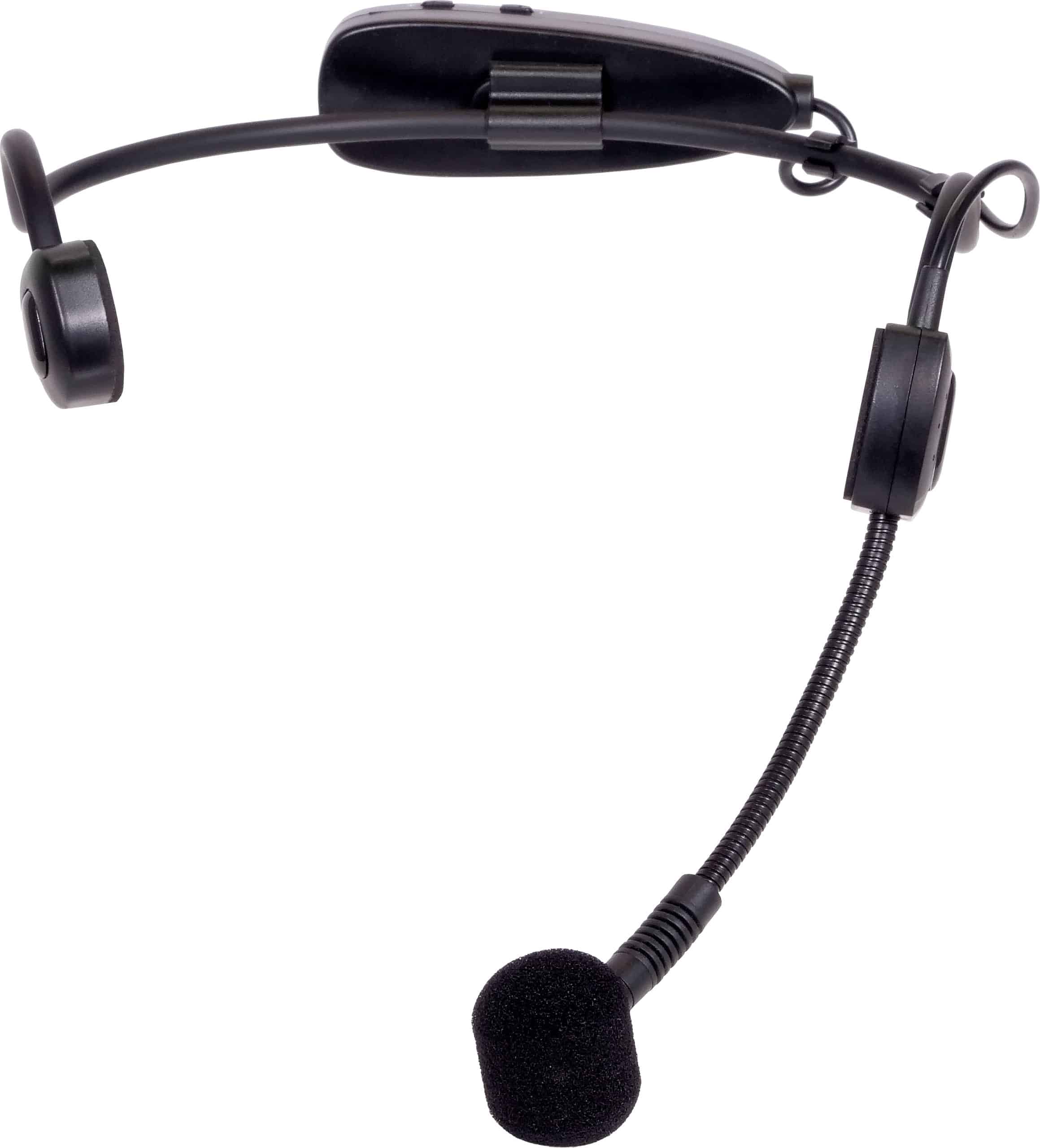 EVO-GTS Cableless Headset Microphone front no windscreen